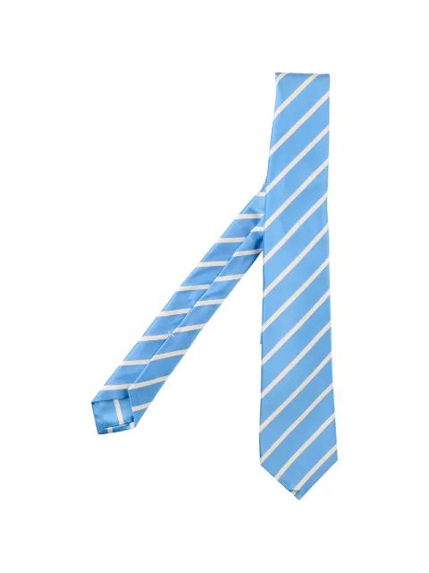 diagonal-stripe tie by KITON