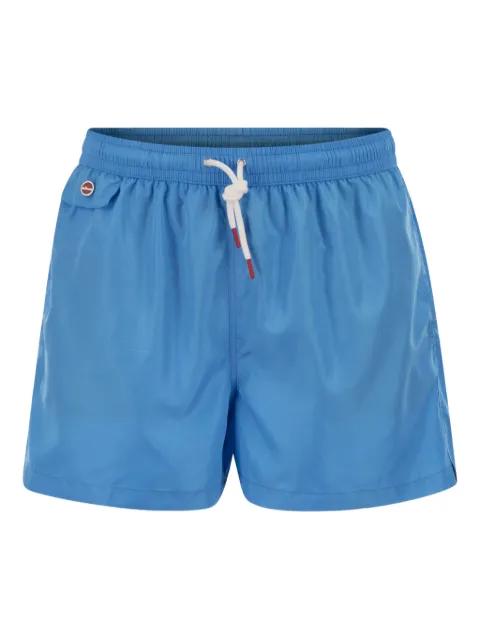 drawstring logo swim shorts by KITON
