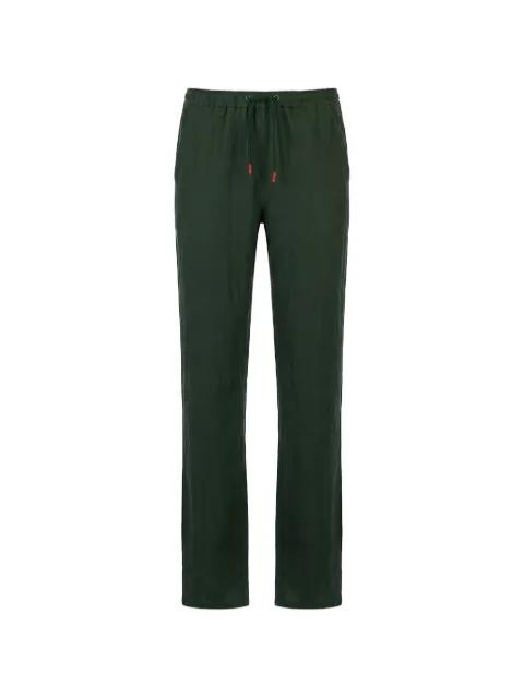 drawstring straight-leg trousers by KITON