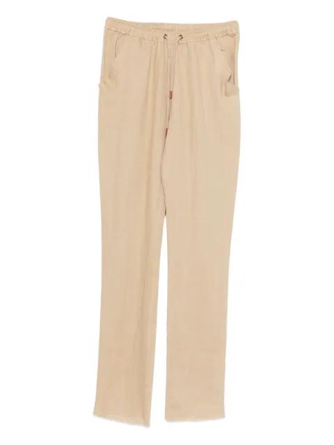 drawstring-waist trousers by KITON