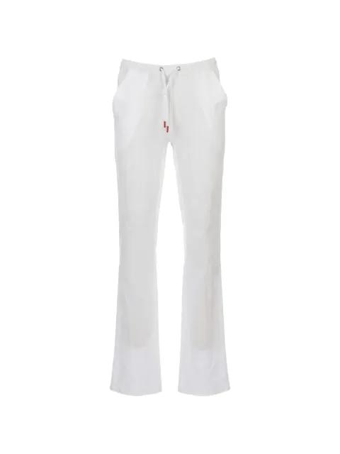 drawstring-waistband trousers by KITON