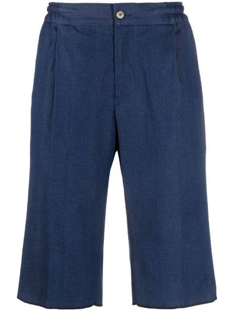 elasticated denim shorts by KITON