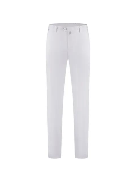 elasticated-waistband logo-patch trousers by KITON