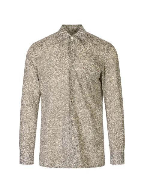 floral-print long-sleeve shirt by KITON
