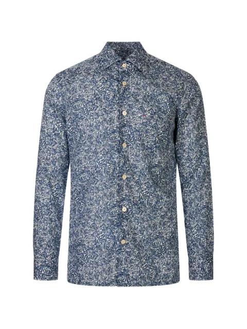 floral-print long-sleeve shirt by KITON