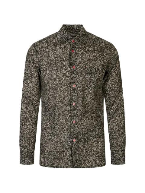 floral-print long-sleeve shirt by KITON