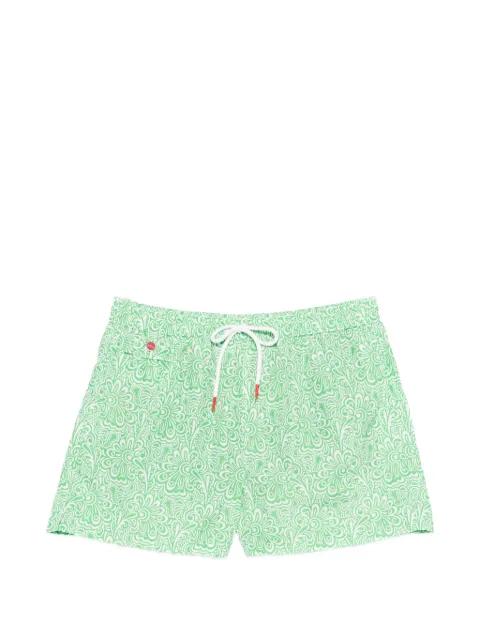 floral print swim shorts by KITON