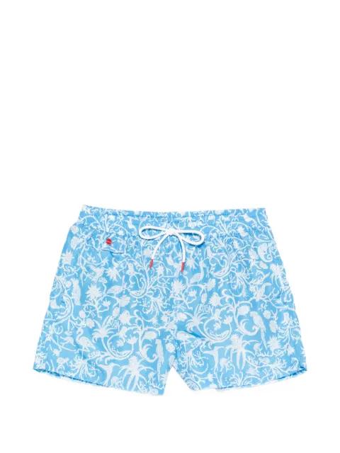 floral swim shorts by KITON