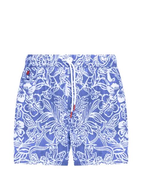 floral swim shorts by KITON