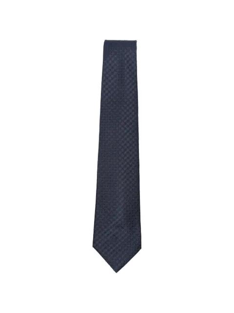geometric-jacquard tie by KITON