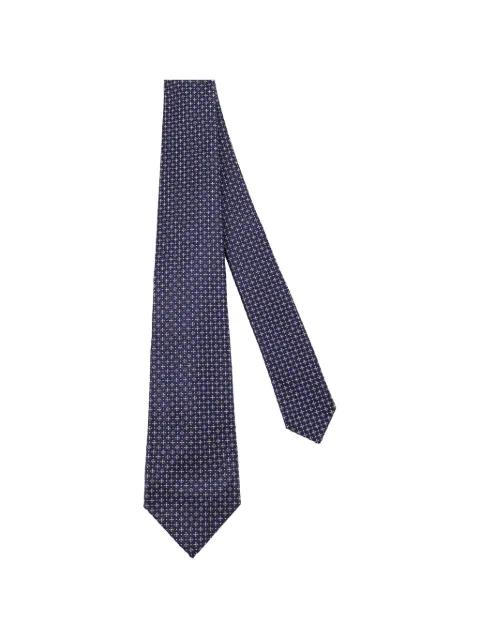 geometric-pattern tie by KITON