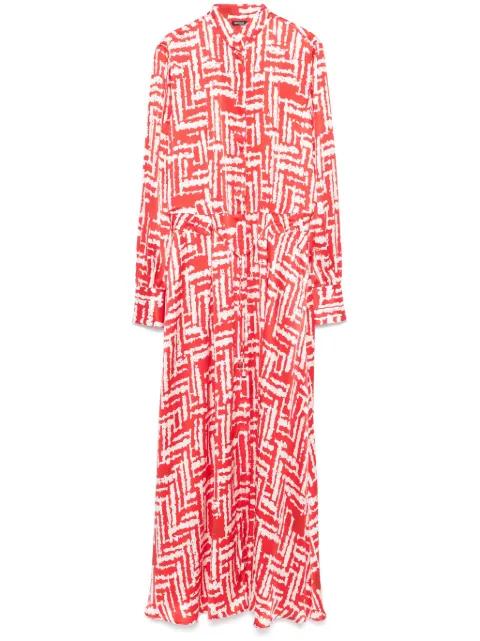 geometric-print maxi dress by KITON
