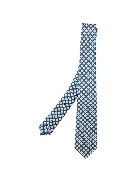 geometric-print tie by KITON