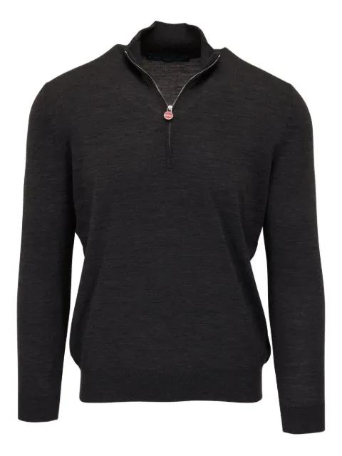 half-zip wool sweater by KITON