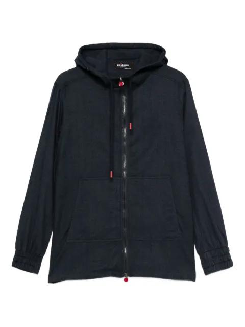 hoodied zip-up jacket by KITON