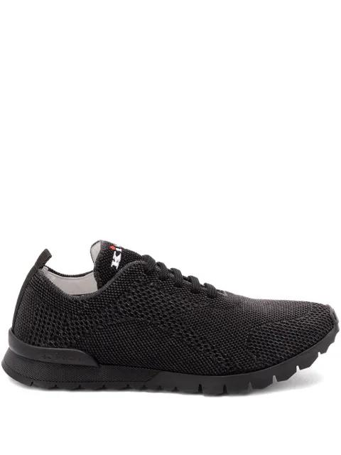 knitted lace-up sneakers by KITON