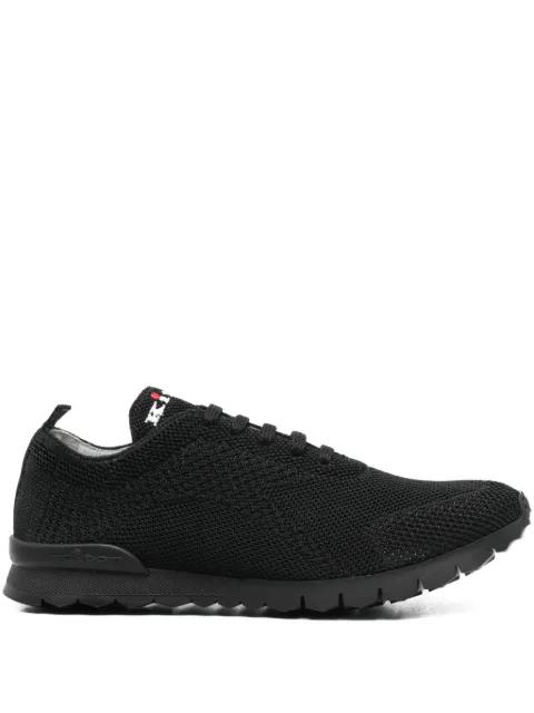 knitted lace-up sneakers by KITON