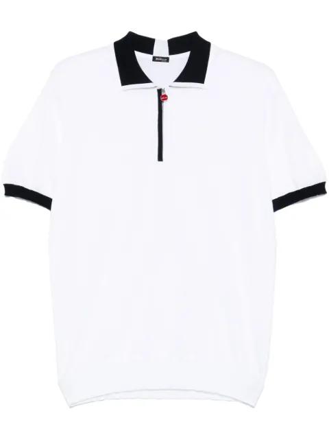 knitted polo shirt by KITON