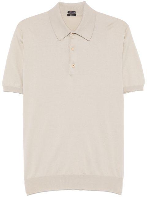 knitted polo shirt by KITON