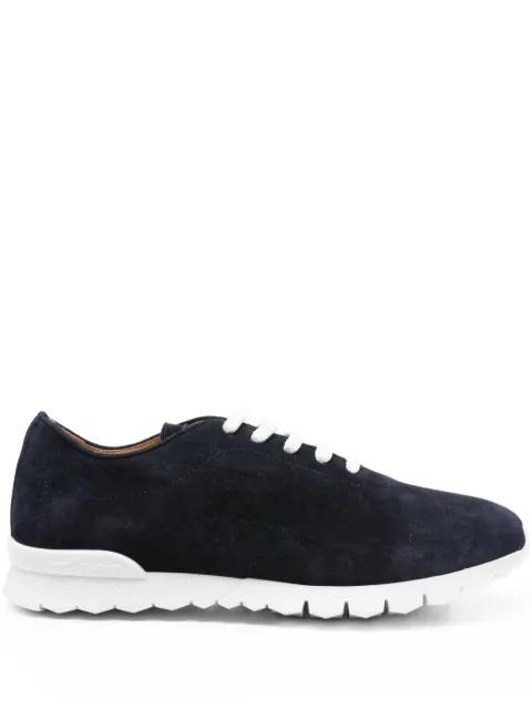 lace-up suede sneakers by KITON