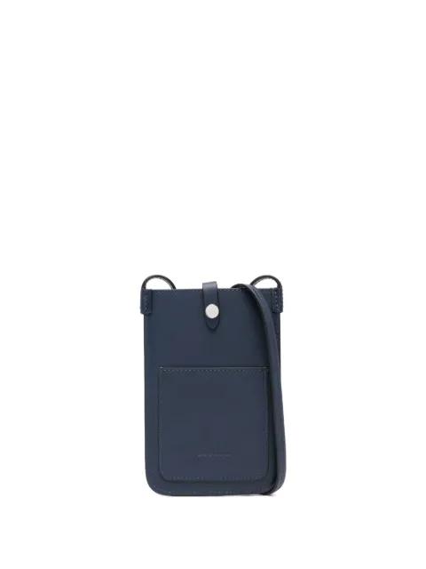 leather cross body bag by KITON