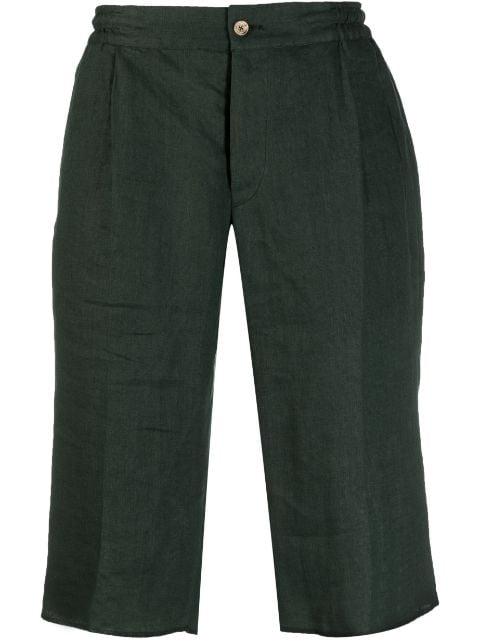 linen Bermuda shorts by KITON