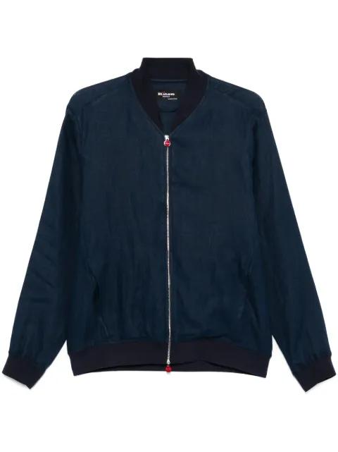 linen bomber jacket by KITON