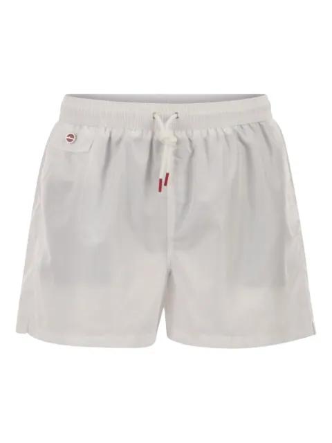 logo-detail swim shorts by KITON