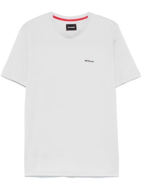 logo-embroidered T-shirt by KITON