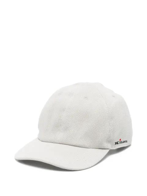 logo-embroidered baseball cap by KITON