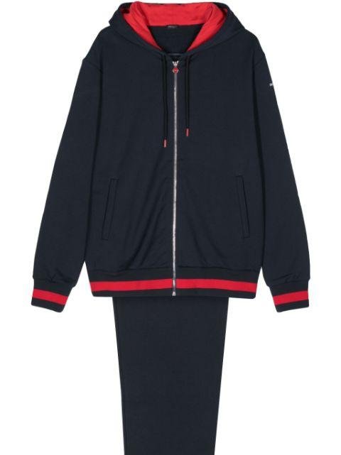 logo-embroidered cotton tracksuit by KITON