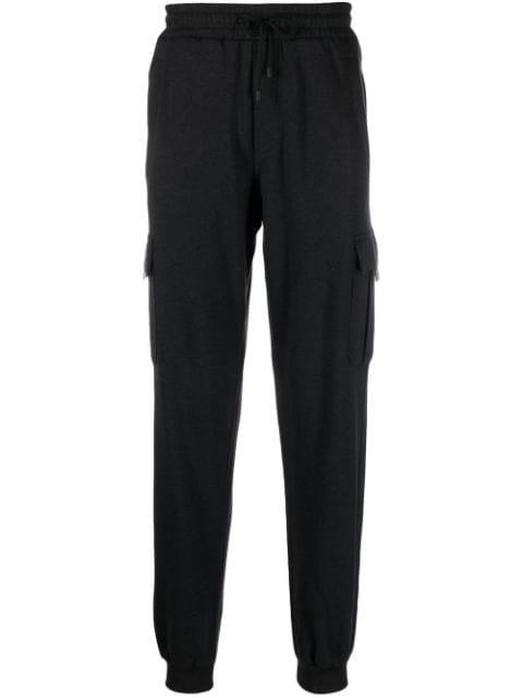 logo-patch cargo track pants by KITON