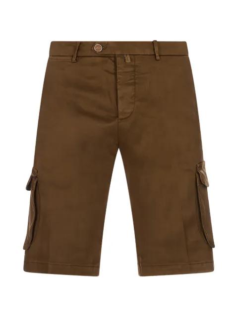 logo-patch knee-length shorts by KITON