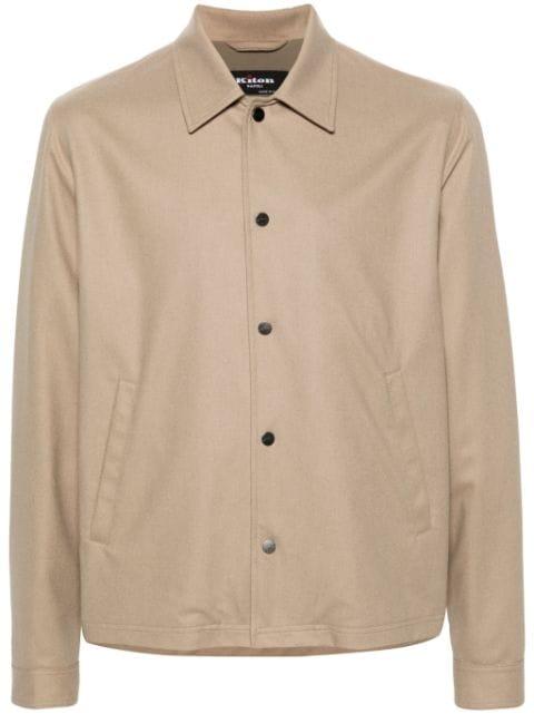 logo-studs jacket by KITON