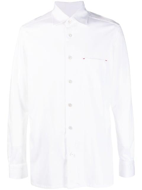 long-sleeve cotton shirt by KITON