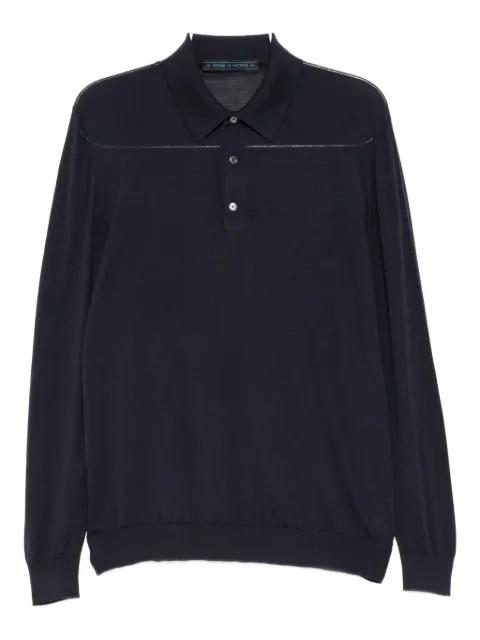long-sleeve polo shirt by KITON