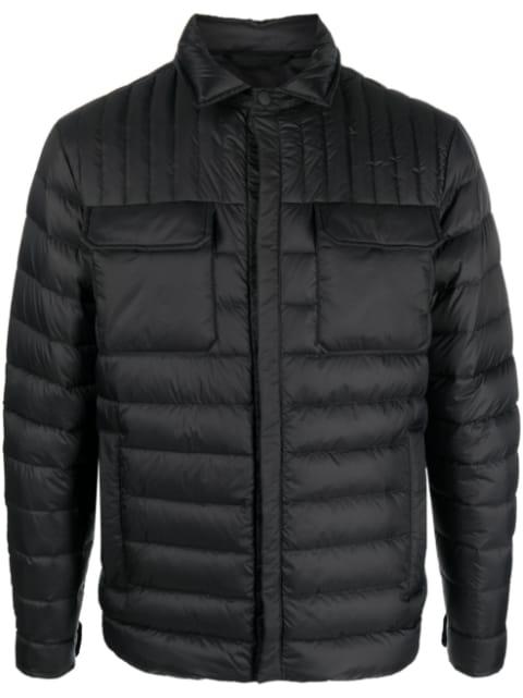 padded quilted shirt jacket by KITON
