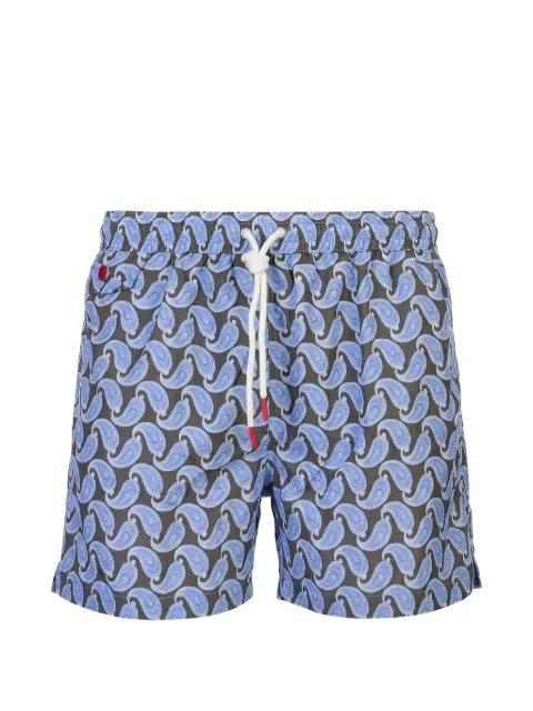 paisley-print swim shorts by KITON