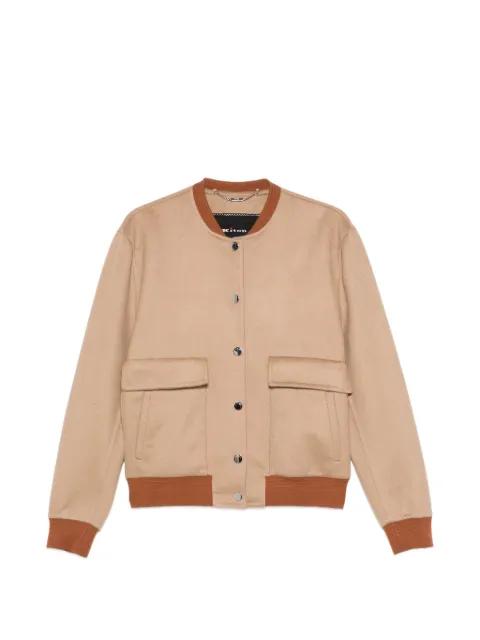 patch pocket bomber jacket by KITON