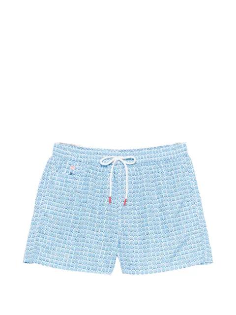 patterned swim shorts by KITON