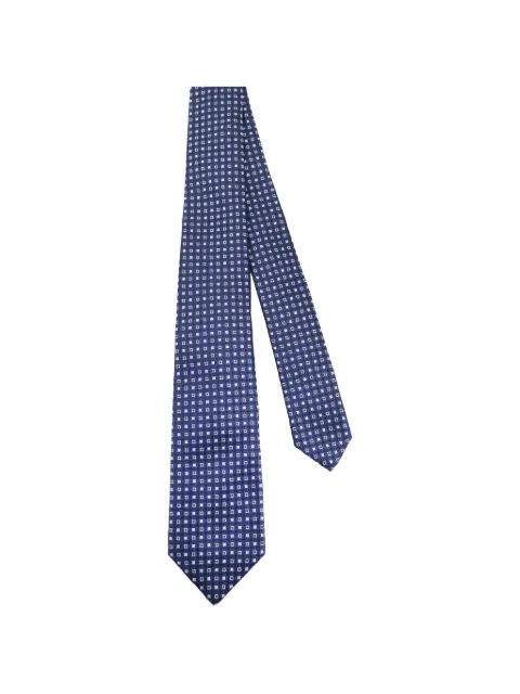 patterned tie by KITON