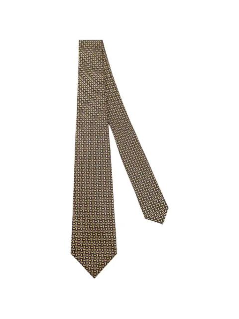 patterned tie by KITON