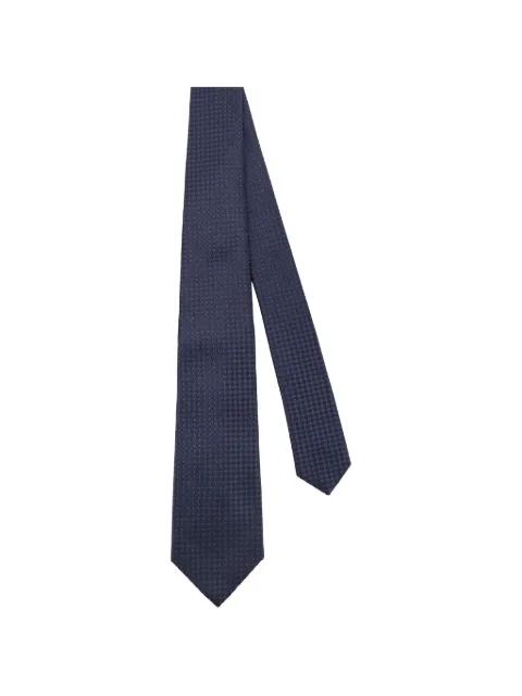 patterned tie by KITON
