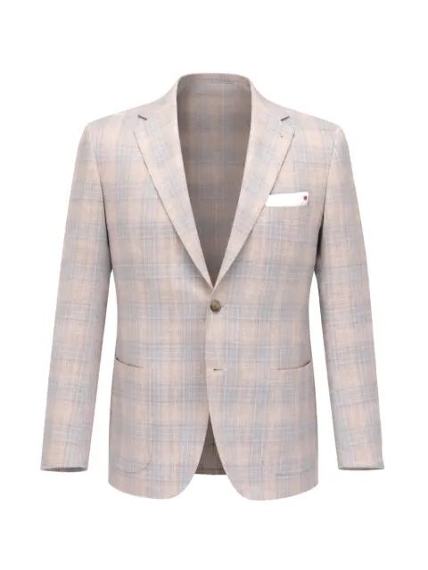 plaid blazer by KITON