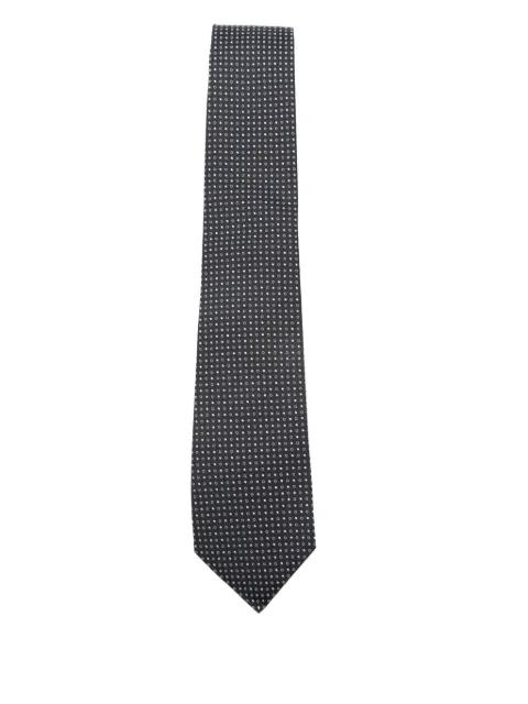 polka-dot silk tie by KITON