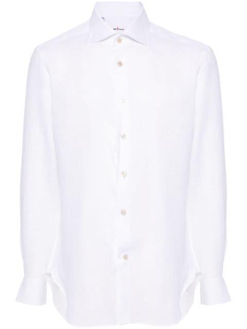poplin linen shirt by KITON