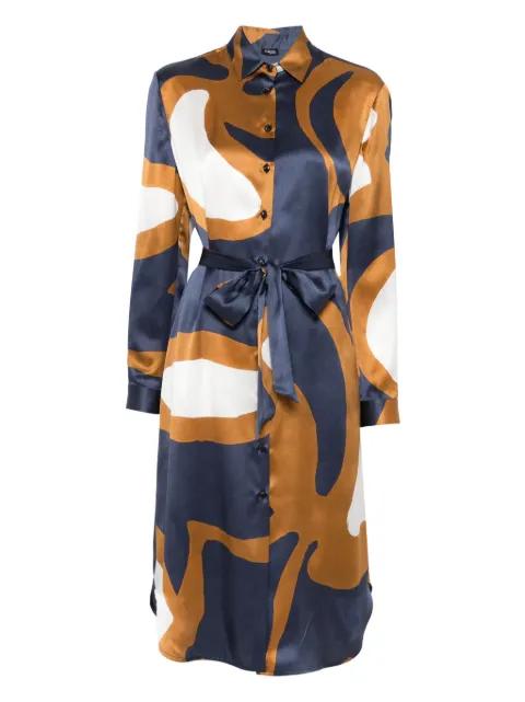 printed midi dress by KITON