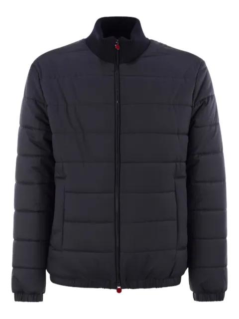 quilted zip-up bomber jacket by KITON