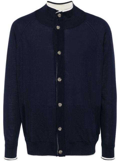reversible cardigan by KITON
