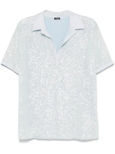 sequinned top by KITON